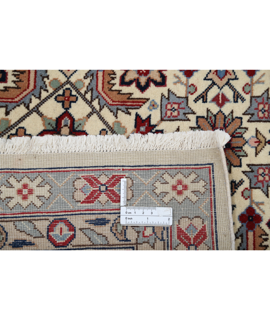 Heritage 8' 0" X 9' 11" Hand-Knotted Wool Rug 8' 0" X 9' 11" (244 X 302) / Ivory / Blue