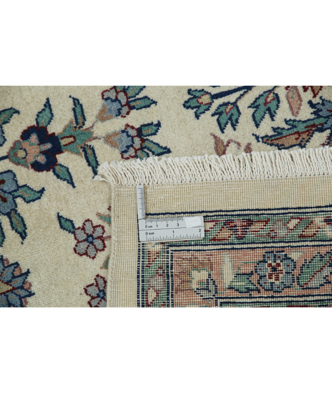 Heritage 8' 2" X 10' 1" Hand-Knotted Wool Rug 8' 2" X 10' 1" (249 X 307) / Ivory / Blue