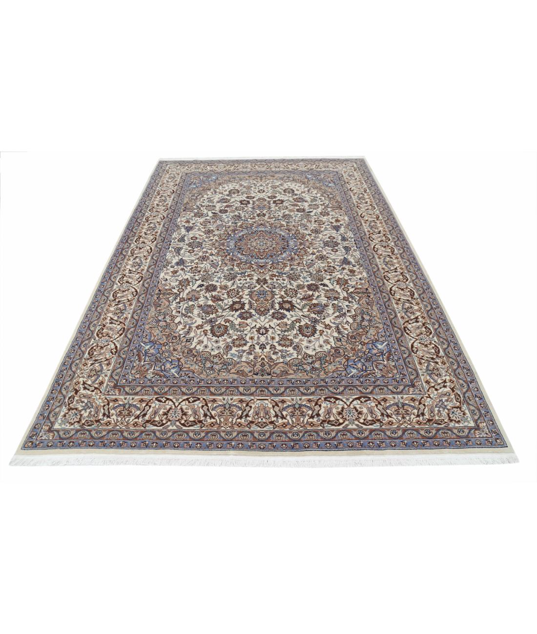 Heritage 5' 11" X 8' 10" Hand-Knotted Wool Rug 5' 11" X 8' 10" (180 X 269) / Ivory / Taupe
