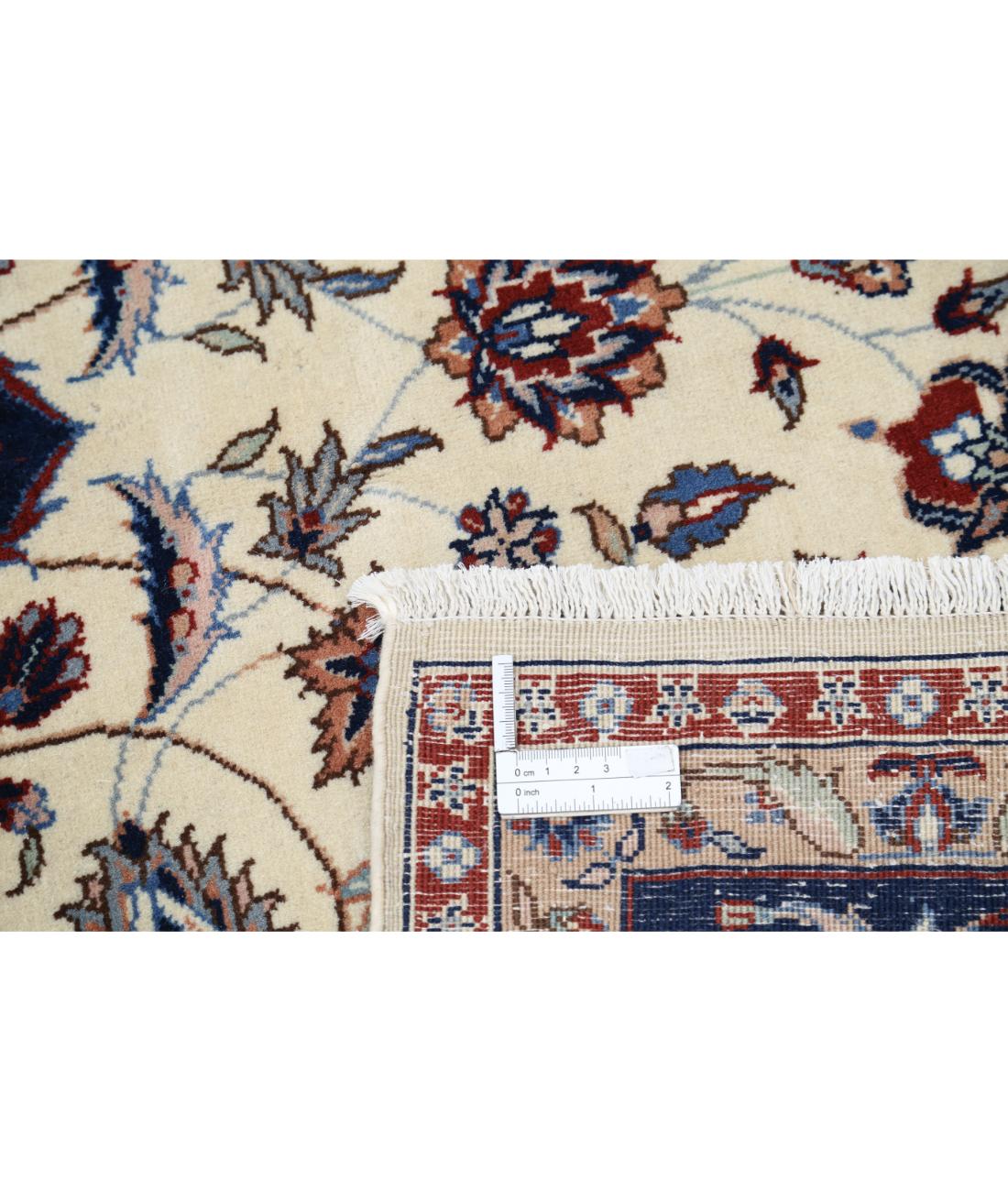 Heritage 6' 0" X 9' 0" Hand-Knotted Wool Rug 6' 0" X 9' 0" (183 X 274) / Ivory / Blue