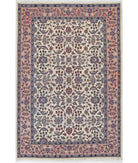 Heritage 4' 1" X 6' 1" Hand-Knotted Wool Rug 4' 1" X 6' 1" (124 X 185) / Ivory / Pink