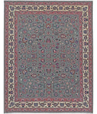 Heritage 7' 10" X 10' 0" Hand-Knotted Wool Rug 7' 10" X 10' 0" (239 X 305) / Green / Ivory