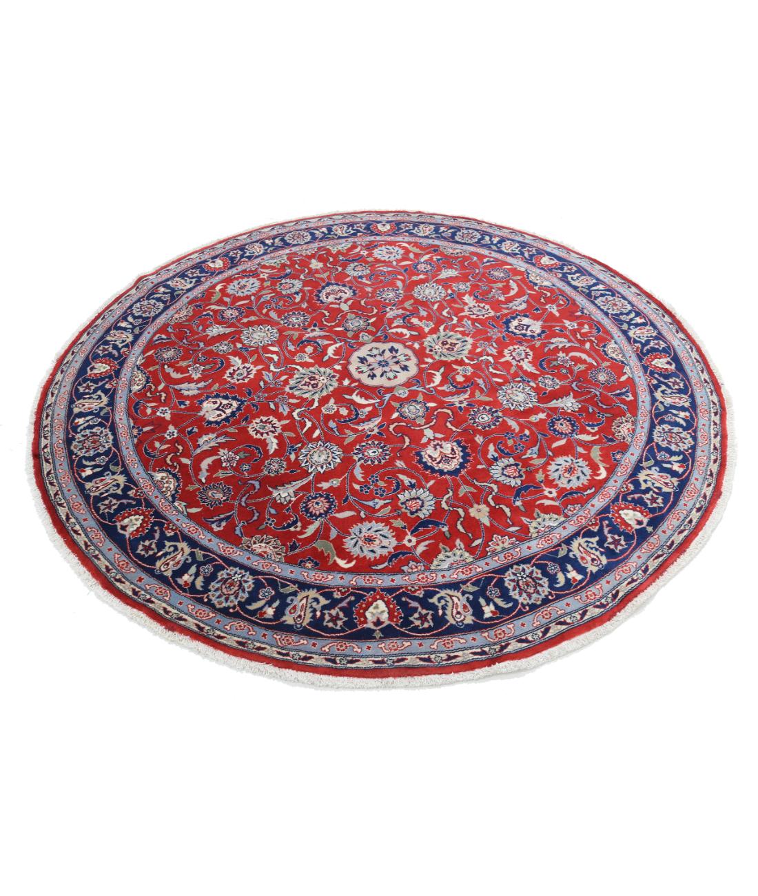 Heritage 6' 6" X 6' 8" Hand-Knotted Wool Rug 6' 6" X 6' 8" (198 X 203) / Red / Blue
