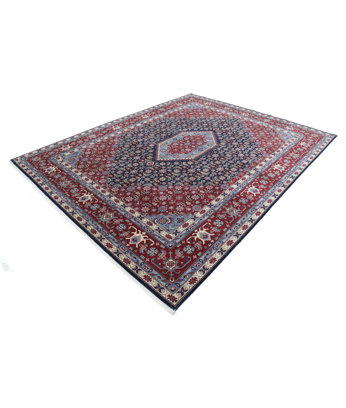 Heritage 8' 0" X 10' 0" Hand-Knotted Wool Rug 8' 0" X 10' 0" (244 X 305) / Blue / Red