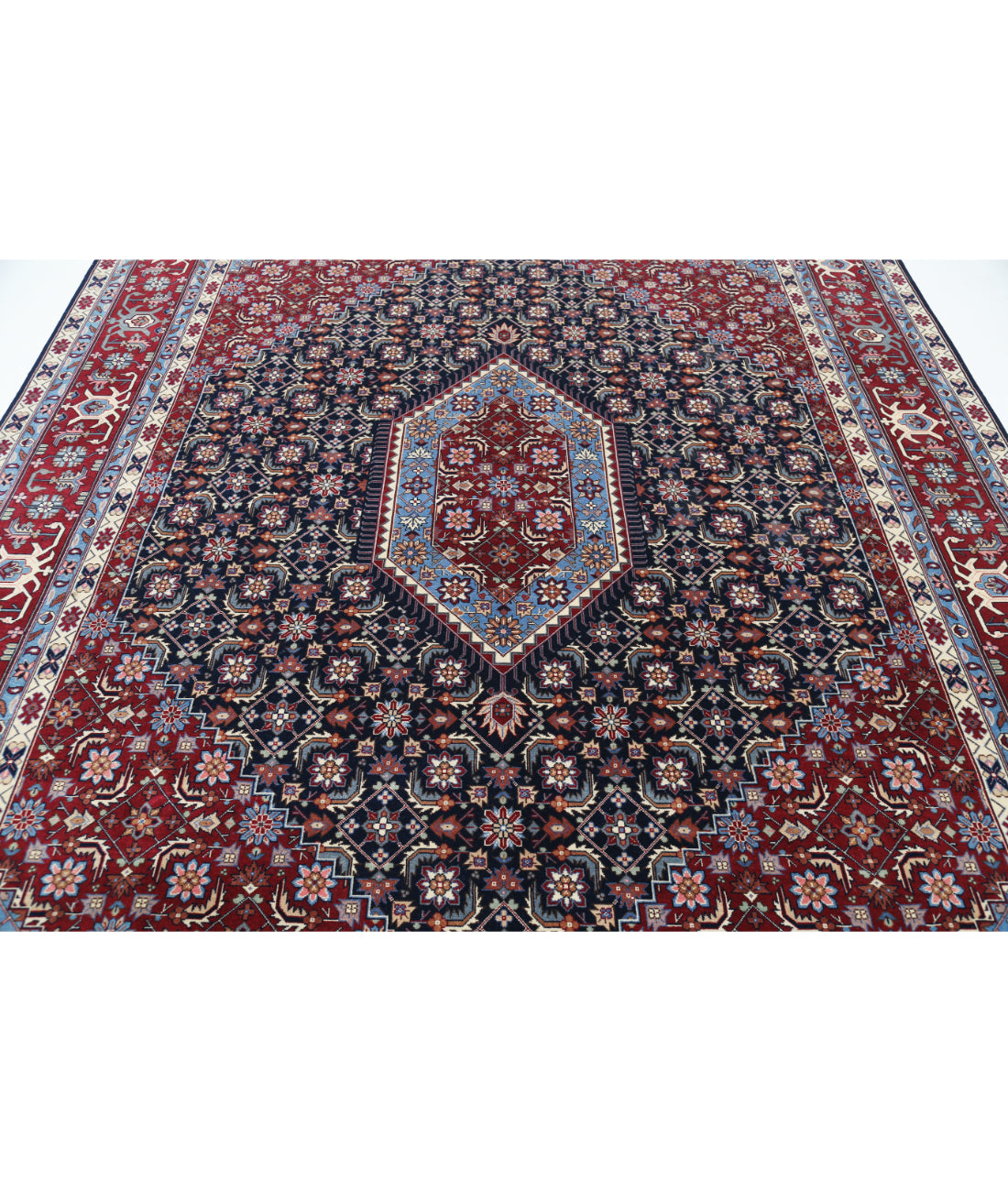 Heritage 8' 0" X 10' 0" Hand-Knotted Wool Rug 8' 0" X 10' 0" (244 X 305) / Blue / Red
