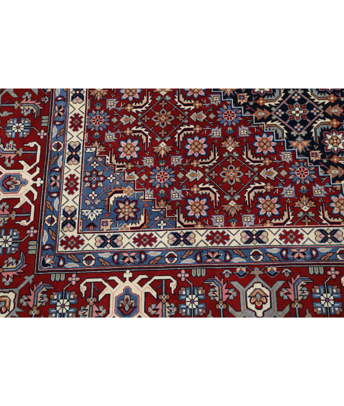 Heritage 8' 0" X 9' 10" Hand-Knotted Wool Rug 8' 0" X 9' 10" (244 X 300) / Blue / Red