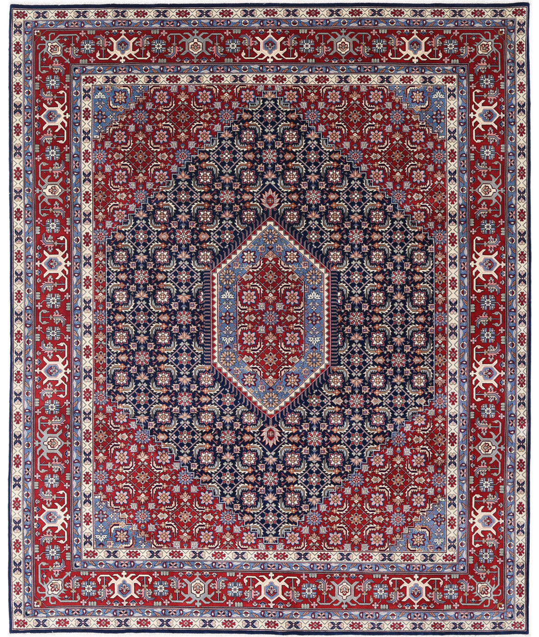 Heritage 8' 0" X 9' 10" Hand-Knotted Wool Rug 8' 0" X 9' 10" (244 X 300) / Blue / Red