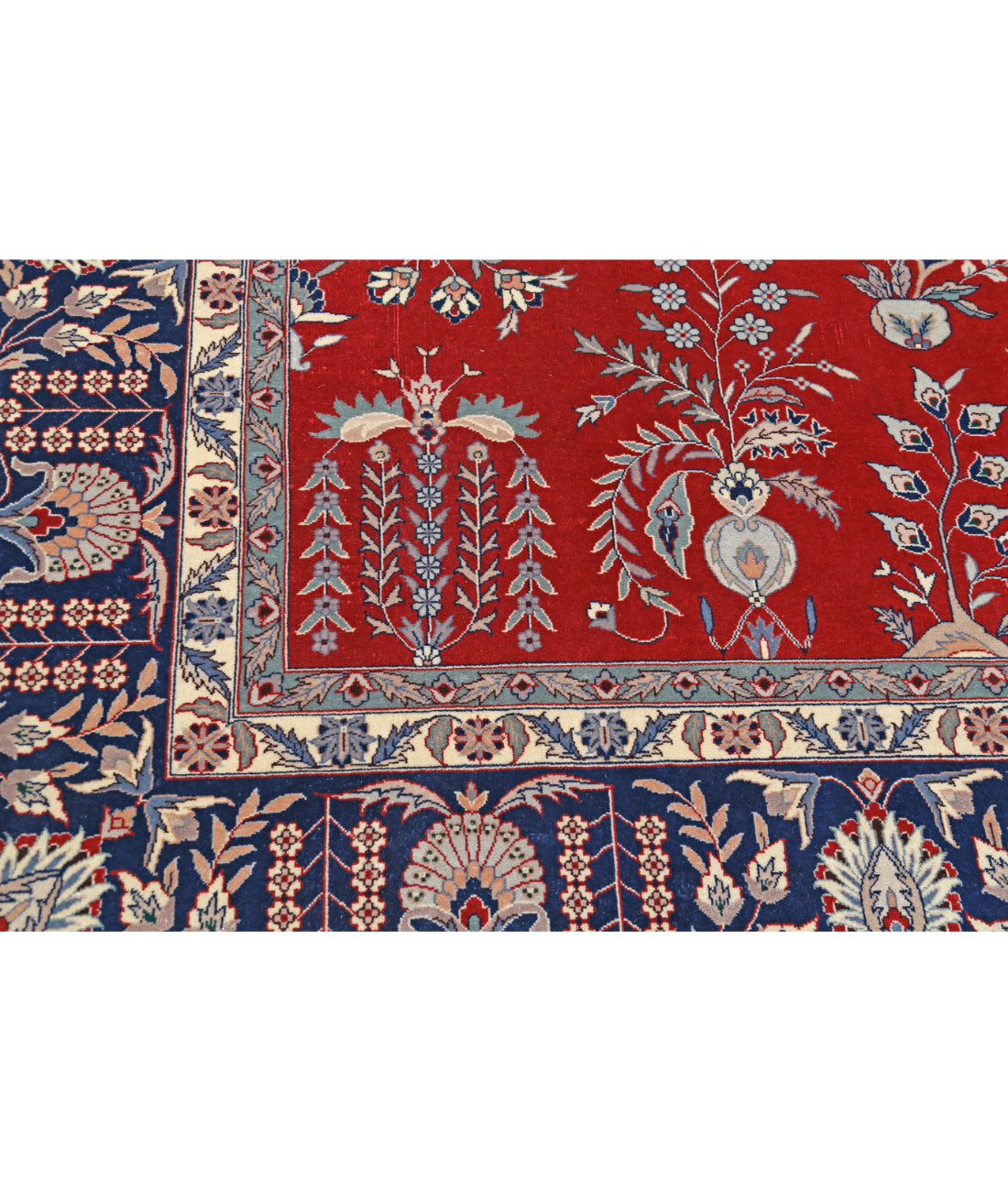Heritage 10' 1" X 13' 11" Hand-Knotted Wool Rug 10' 1" X 13' 11" (307 X 424) / Red / Blue