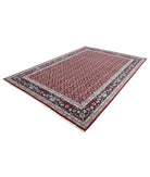 Heritage 8' 1" X 11' 6" Hand-Knotted Wool Rug 8' 1" X 11' 6" (246 X 351) / Red / Blue