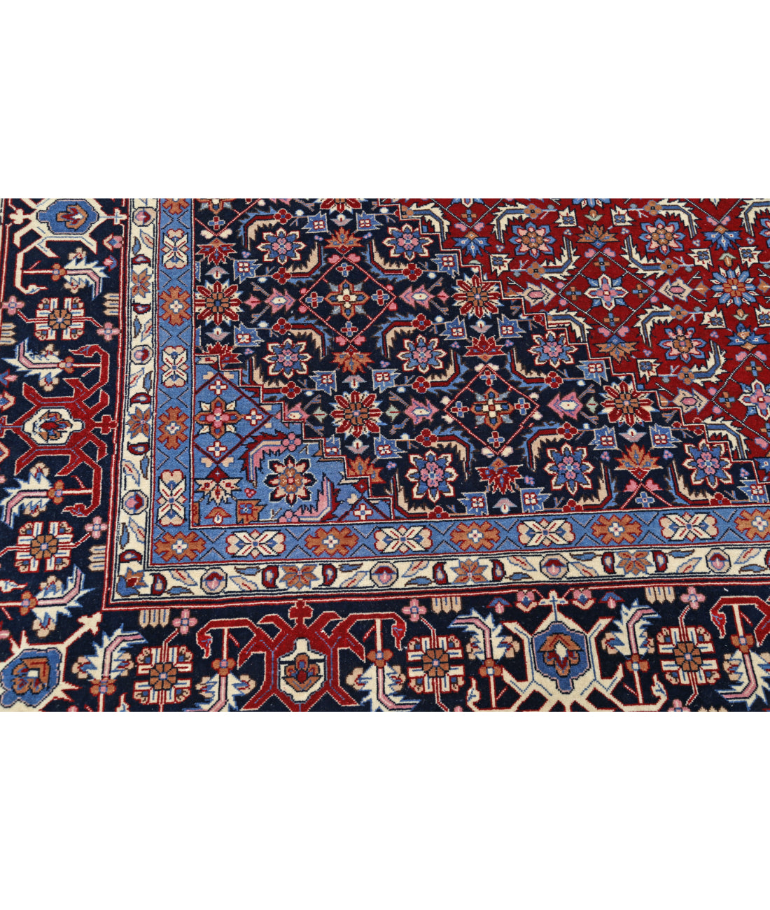 Heritage 7' 11" X 10' 0" Hand-Knotted Wool Rug 7' 11" X 10' 0" (241 X 305) / Rust / Blue