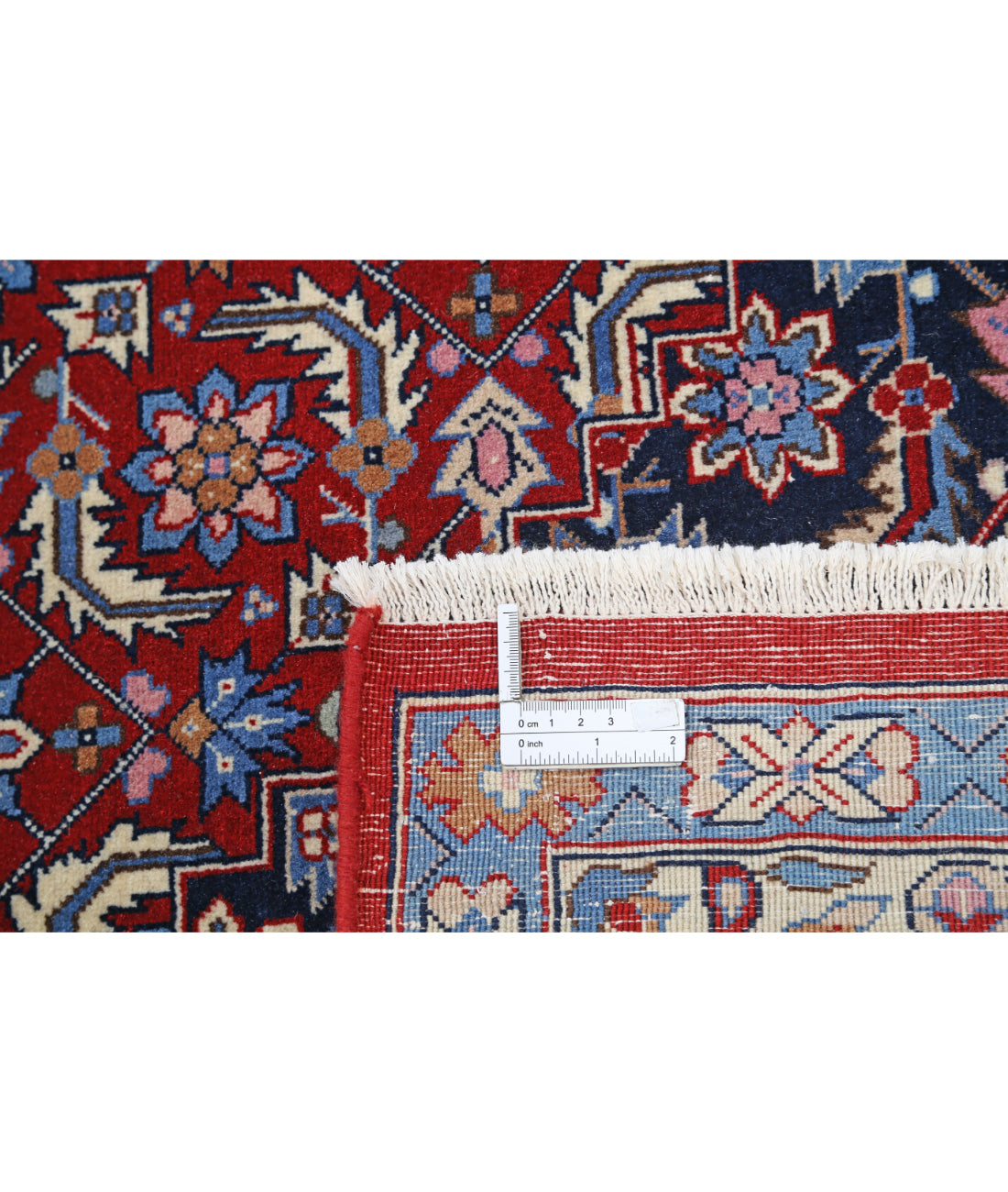 Heritage 7' 11" X 10' 0" Hand-Knotted Wool Rug 7' 11" X 10' 0" (241 X 305) / Rust / Blue