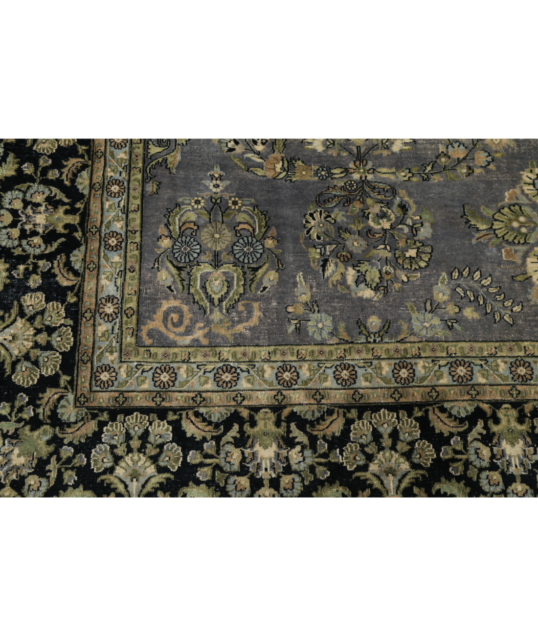 Heritage 8'8'' X 11'6'' Hand-Knotted Wool Rug 8'8'' x 11'6'' (263 X 358) / Grey / Black