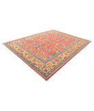 Humna 8'10'' X 11'8'' Hand-Knotted Wool Rug 8'10'' x 11'8'' (265 X 350) / Rust / Gold