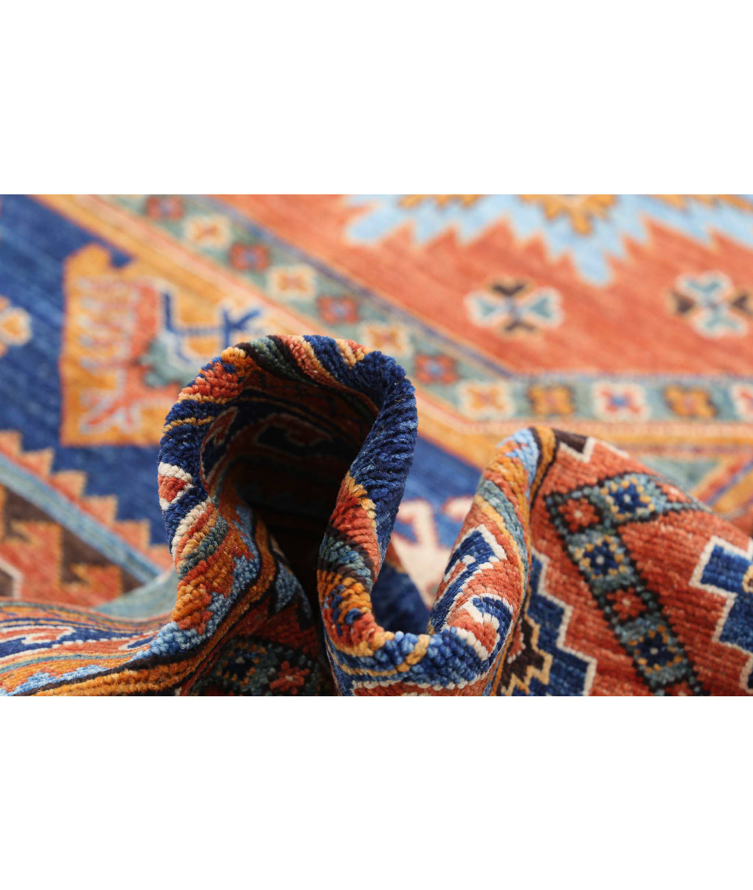 Humna 8'5'' X 10'1'' Hand-Knotted Wool Rug 8'5'' x 10'1'' (253 X 303) / Rust / Rust