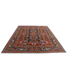 Humna 8'3'' X 9'7'' Hand-Knotted Wool Rug 8'3'' x 9'7'' (248 X 288) / Brown / Red