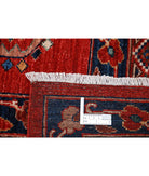 Humna 13'3'' X 16'7'' Hand-Knotted Wool Rug 13'3'' x 16'7'' (398 X 498) / Red / Blue