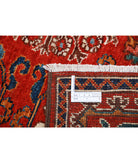 Humna 4'1'' X 5'10'' Hand-Knotted Wool Rug 4'1'' x 5'10'' (123 X 175) / Red / N/A