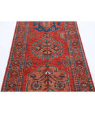 Humna 2'10'' X 6'0'' Hand-Knotted Wool Rug 2'10'' x 6'0'' (85 X 180) / Rust / Blue