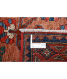 Humna 2'10'' X 6'0'' Hand-Knotted Wool Rug 2'10'' x 6'0'' (85 X 180) / Rust / Blue