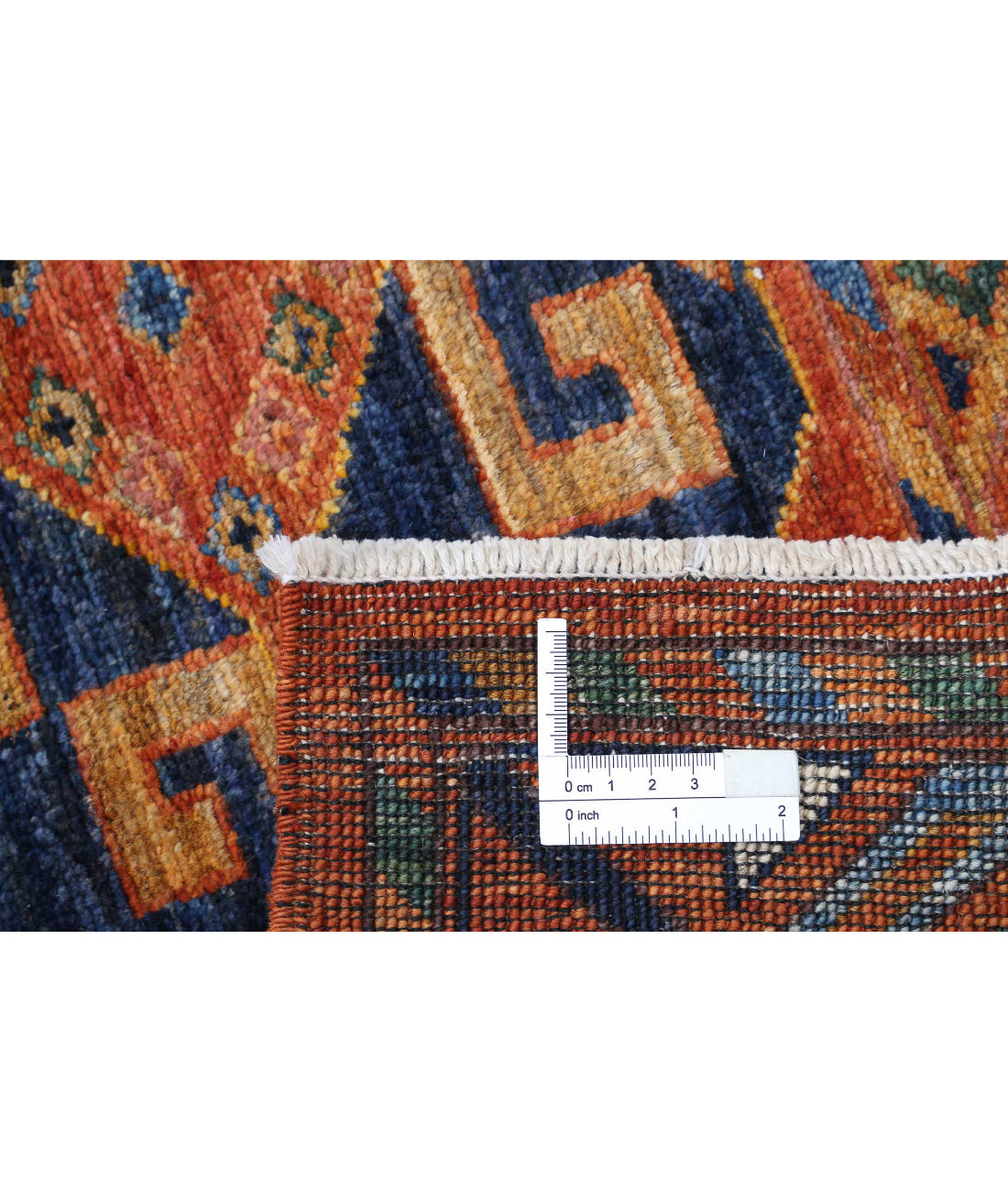 Humna 9'5'' X 11'8'' Hand-Knotted Wool Rug 9'5'' x 11'8'' (283 X 350) / Rust / Gold