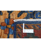 Humna 6'6'' X 10'0'' Hand-Knotted Wool Rug 6'6'' x 10'0'' (195 X 300) / Blue / Red