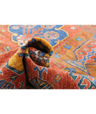 Humna 10'3'' X 14'3'' Hand-Knotted Wool Rug 10'3'' x 14'3'' (308 X 428) / Rust / Gold