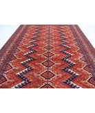 Humna 10'0'' X 13'8'' Hand-Knotted Wool Rug 10'0'' x 13'8'' (300 X 410) / Multi / Red