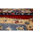 Heriz 9'0'' X 11'8'' Hand-Knotted Wool Rug 9'0'' x 11'8'' (270 X 350) / Red / Blue
