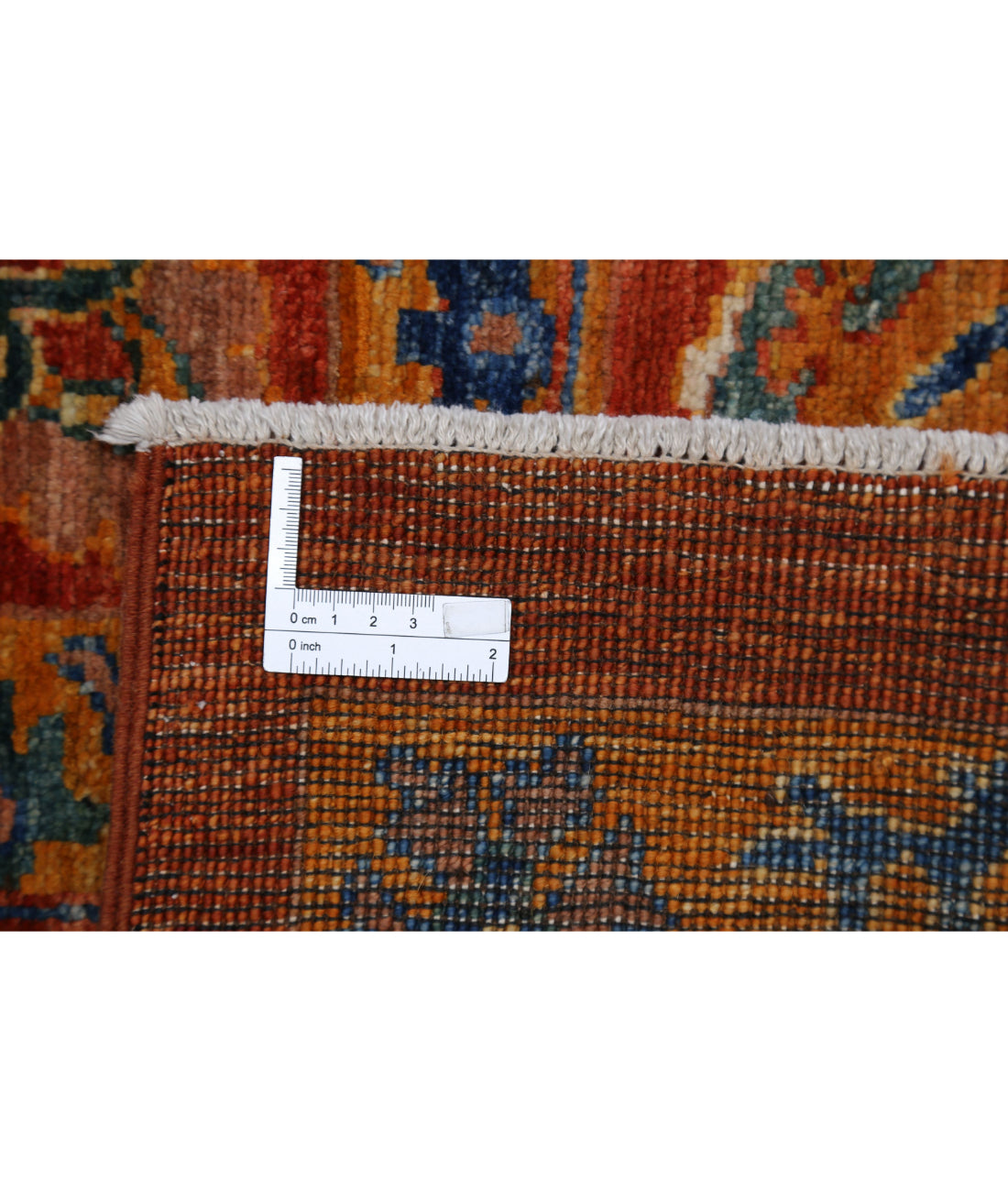 Humna 6'10'' X 10'4'' Hand-Knotted Wool Rug 6'10'' x 10'4'' (205 X 310) / Red / Red