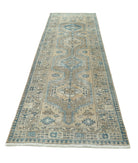 Heriz 3'2'' X 10'6'' Hand-Knotted Wool Rug 3'2'' x 10'6'' (95 X 315) / Taupe / Ivory
