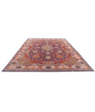 Kashmar 9'8'' X 12'7'' Hand-Knotted Wool Rug 9'8'' x 12'7'' (290 X 378) / Blue / Ivory