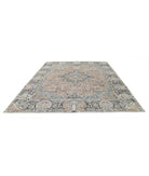 Kashmar 9'8'' X 11'11'' Hand-Knotted Wool Rug 9'8'' x 11'11'' (290 X 358) / Peach / Grey