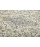 Kerman 10'8'' X 16'9'' Hand-Knotted Wool Rug 10'8'' x 16'9'' (320 X 503) / Ivory / Blue