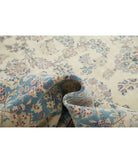 Kerman 10'8'' X 16'9'' Hand-Knotted Wool Rug 10'8'' x 16'9'' (320 X 503) / Ivory / Blue