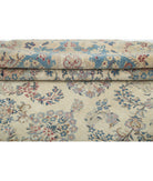 Kerman 10'8'' X 16'9'' Hand-Knotted Wool Rug 10'8'' x 16'9'' (320 X 503) / Ivory / Blue