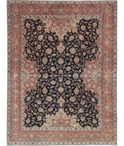 Kerman 8'10'' X 12'0'' Hand-Knotted Wool Rug 8'10'' x 12'0'' (265 X 360) / Blue / Rust