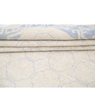 Khotan 8'5'' X 11'5'' Hand-Knotted Wool Rug 8'5'' x 11'5'' (253 X 343) / Ivory / Blue