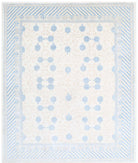 Khotan 8'2'' X 9'6'' Hand-Knotted Wool Rug 8'2'' x 9'6'' (245 X 285) / Ivory / Blue