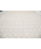 Khotan 17'0'' X 23'11'' Hand-Knotted Wool Rug 17'0'' x 23'11'' (510 X 718) / Ivory / Taupe