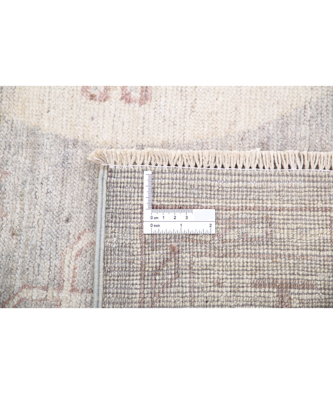 Khotan 8'1'' X 9'10'' Hand-Knotted Wool Rug 8'1'' x 9'10'' (243 X 295) / Grey / Ivory