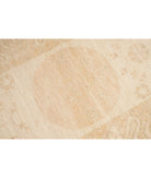 Khotan 2' 7" X 12' 8" Hand-Knotted Wool Rug 2' 7" X 12' 8" (79 X 386) / Ivory / Gold