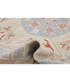 Khotan 9'9'' X 13'10'' Hand-Knotted Wool Rug 9'9'' x 13'10'' (293 X 415) / Ivory / Blue
