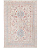 Khotan 9'9'' X 13'10'' Hand-Knotted Wool Rug 9'9'' x 13'10'' (293 X 415) / Ivory / Blue