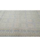 Khotan 12'3'' X 17'9'' Hand-Knotted Wool Rug 12'3'' x 17'9'' (368 X 533) / Silver / Blue