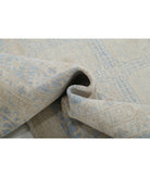 Khotan 12'3'' X 17'9'' Hand-Knotted Wool Rug 12'3'' x 17'9'' (368 X 533) / Silver / Blue