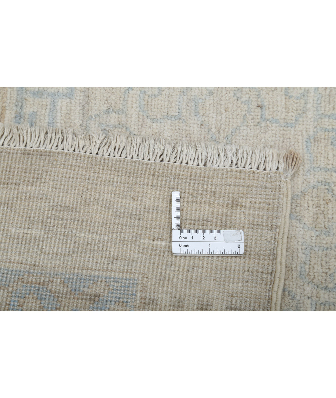 Khotan 12'3'' X 17'9'' Hand-Knotted Wool Rug 12'3'' x 17'9'' (368 X 533) / Silver / Blue