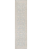 Khotan 2'5'' X 9'11'' Hand-Knotted Wool Rug 2'5'' x 9'11'' (73 X 298) / Grey / Ivory