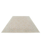 Khotan 8'0'' X 9'10'' Hand-Knotted Wool Rug 8'0'' x 9'10'' (240 X 295) / Ivory / Blue
