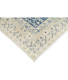 Khotan 9' 3" X 12' 0" Hand-Knotted Wool Rug 9' 3" X 12' 0" (282 X 366) / Blue / Silver