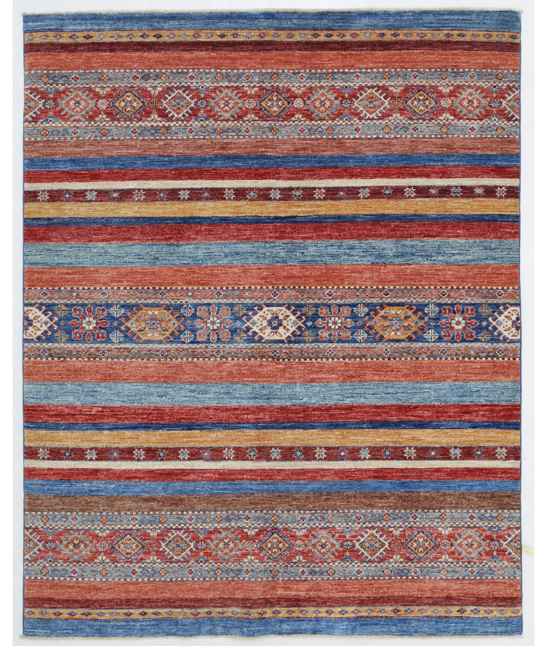 Hand Knotted Khurjeen Wool Rug 5' 0" X 6' 3" 5' 0" X 6' 3" (152 X 191) / Multi / Red